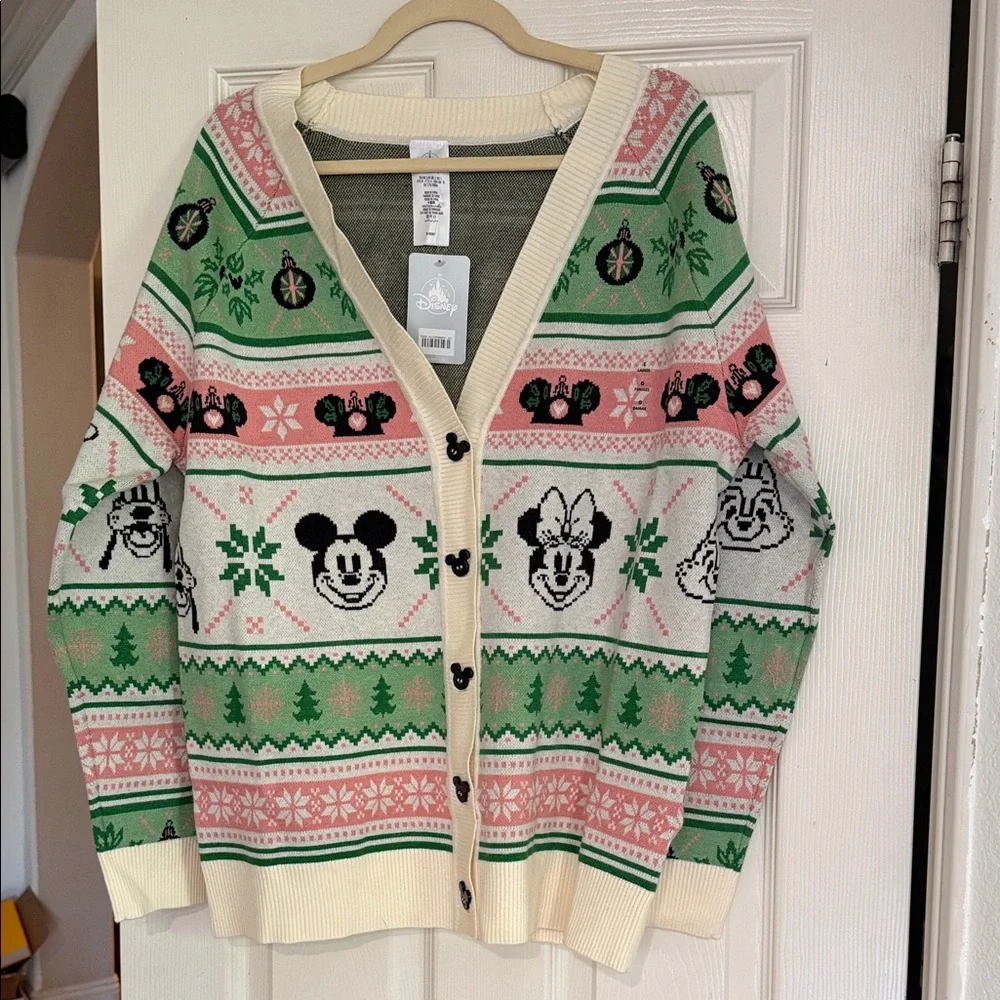 Mickey Mouse and Friends Holiday Cardigan Sweater | Disney Store - Picture 5 of 5